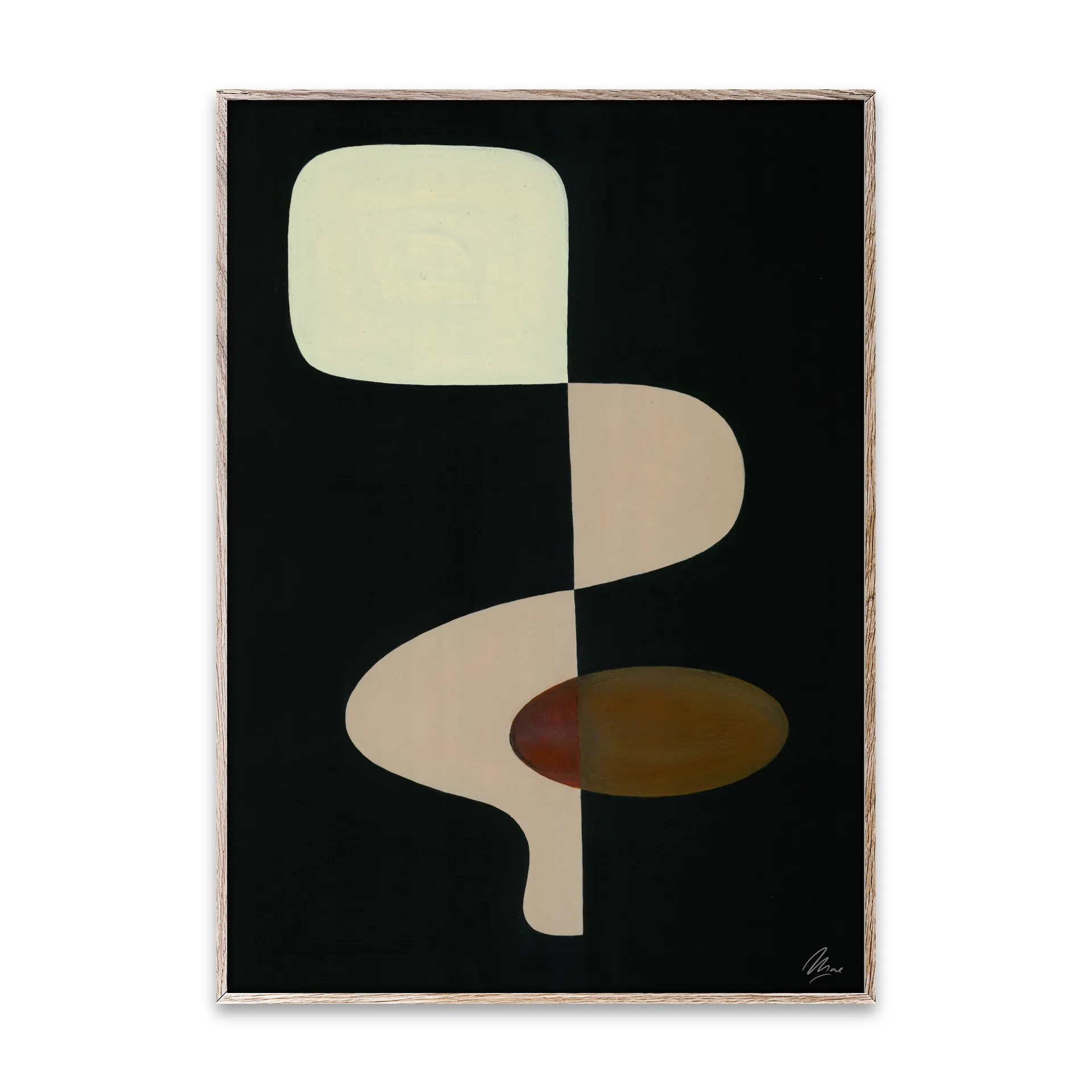 Faces 02 poster, 50x70 cm Paper Collective