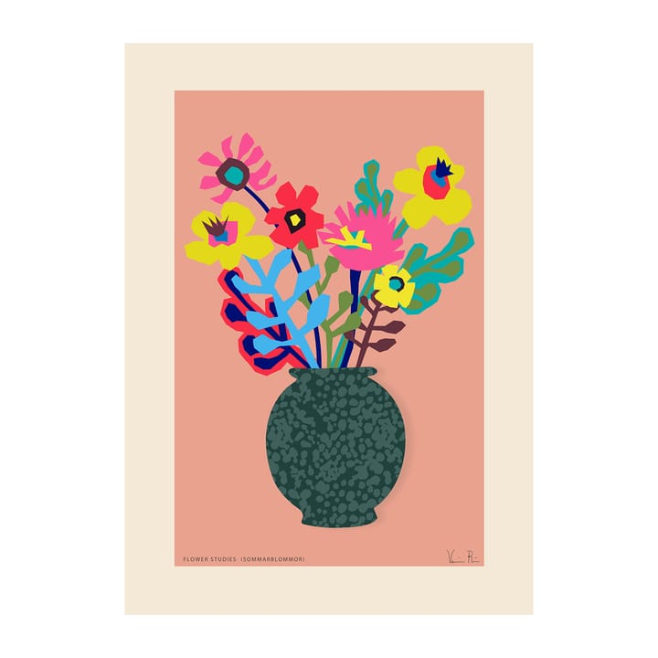 Flower Studies 02 (Sommar) poster - 50x70 cm - Paper Collective