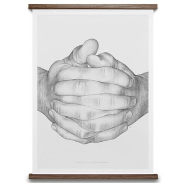 Folded Hands poster - 50x70 cm - Paper Collective