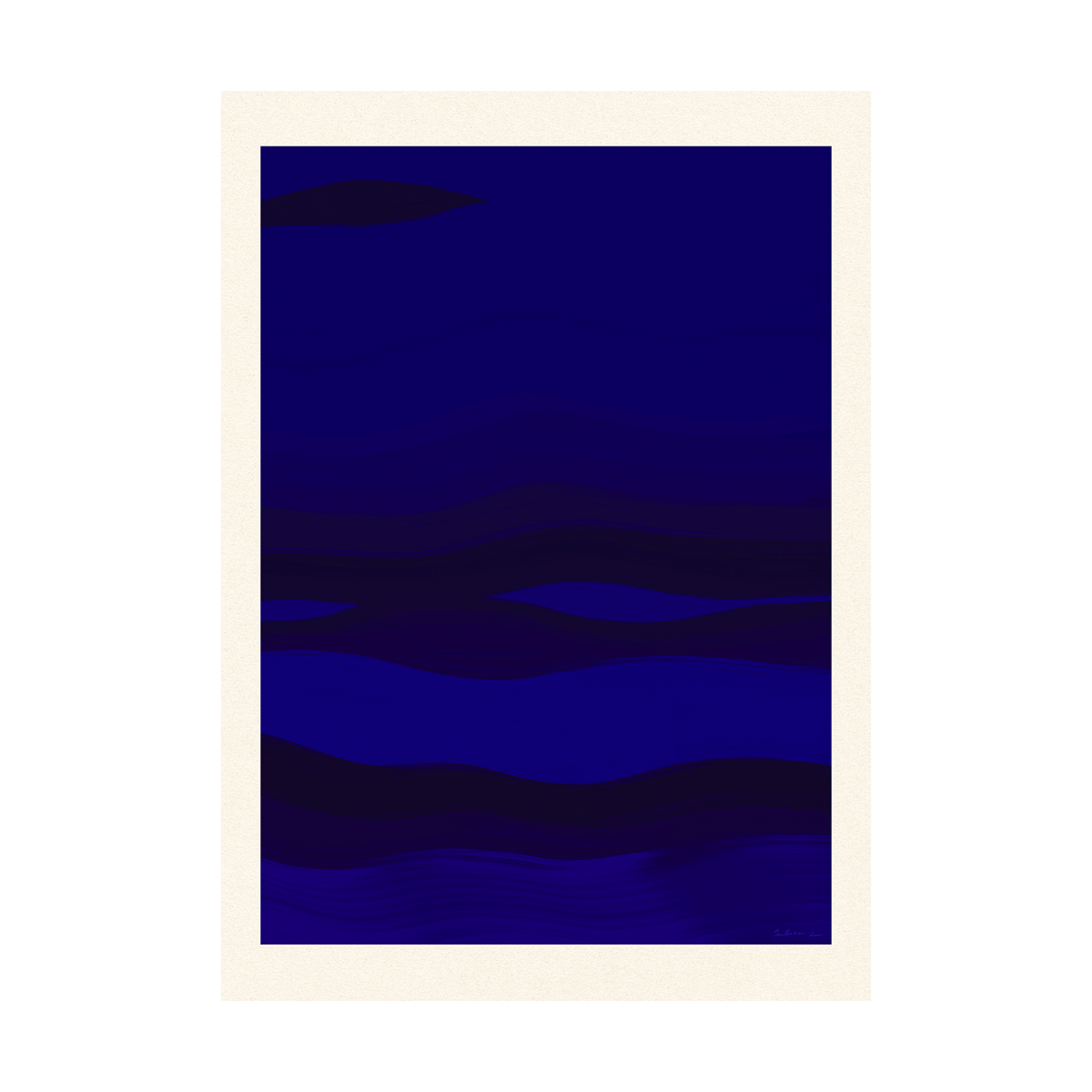Paper Collective From Afar poster 30x40 cm | Skandinavisk Design | Posters | Blå