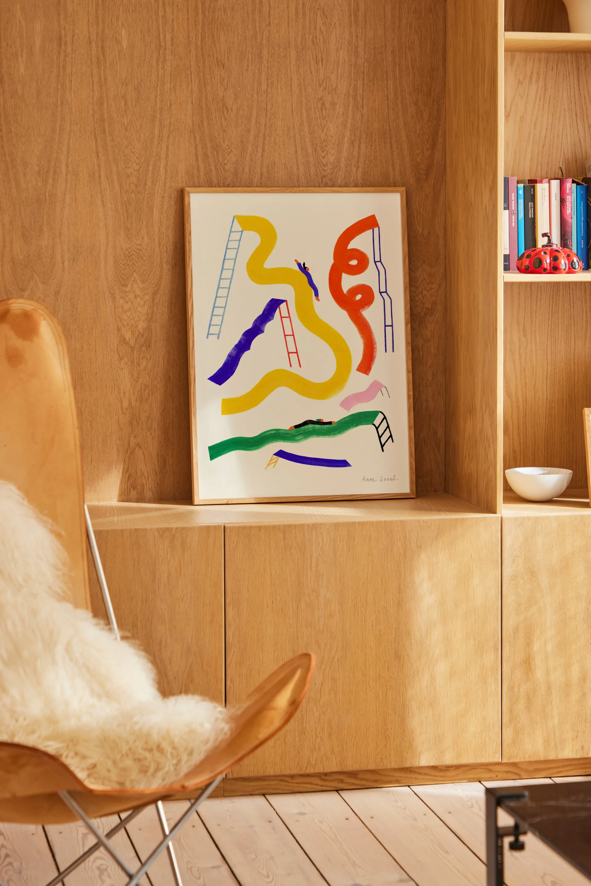 Glisser  poster, 50x70 cm Paper Collective