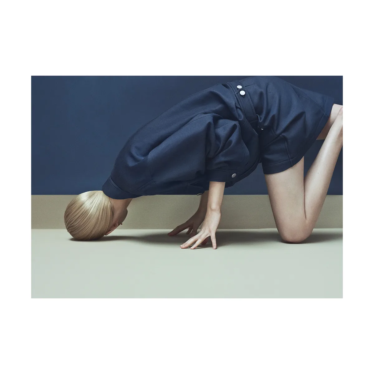 Paper Collective In Deep Blue poster 30x40 cm