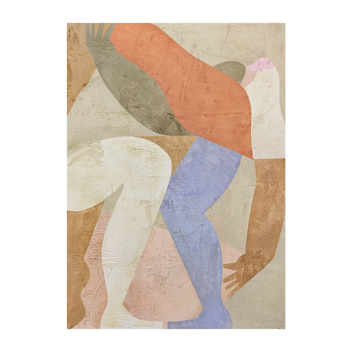 Paper Collective Las Danzantes 02 poster 50x70 cm | Skandinavisk Design | Posters | Orange