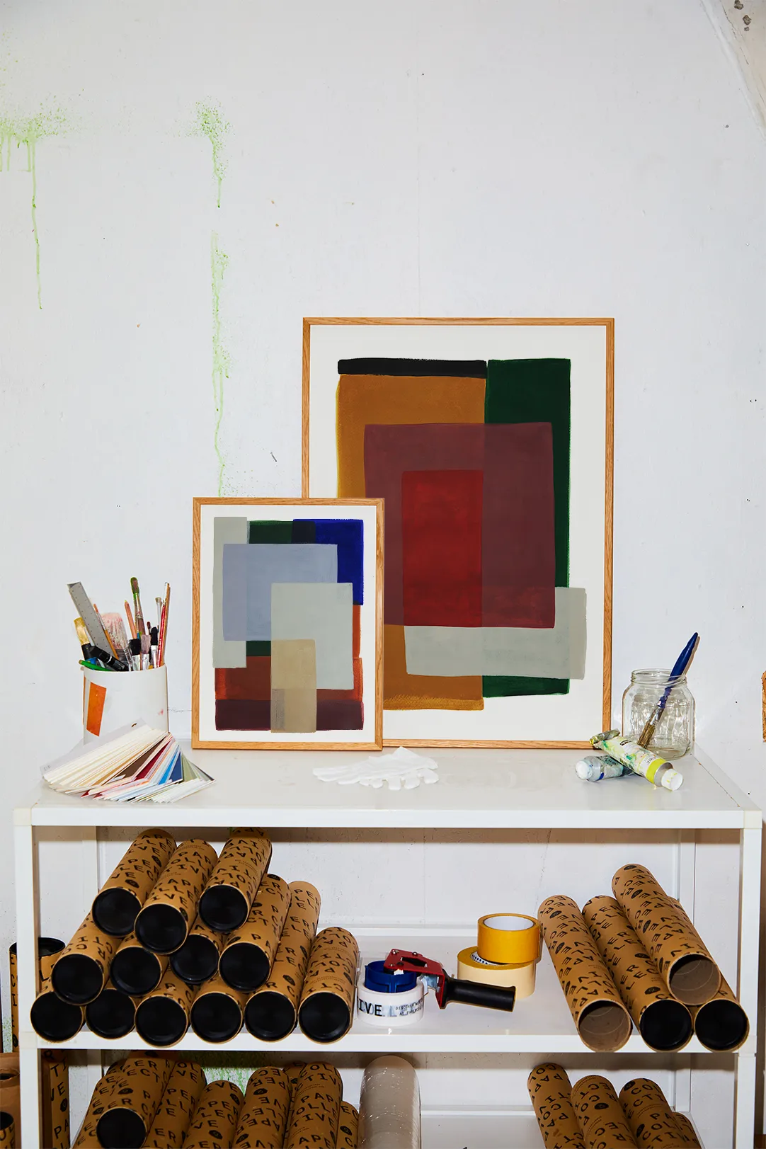 Layers 02 poster, 50x70 cm Paper Collective