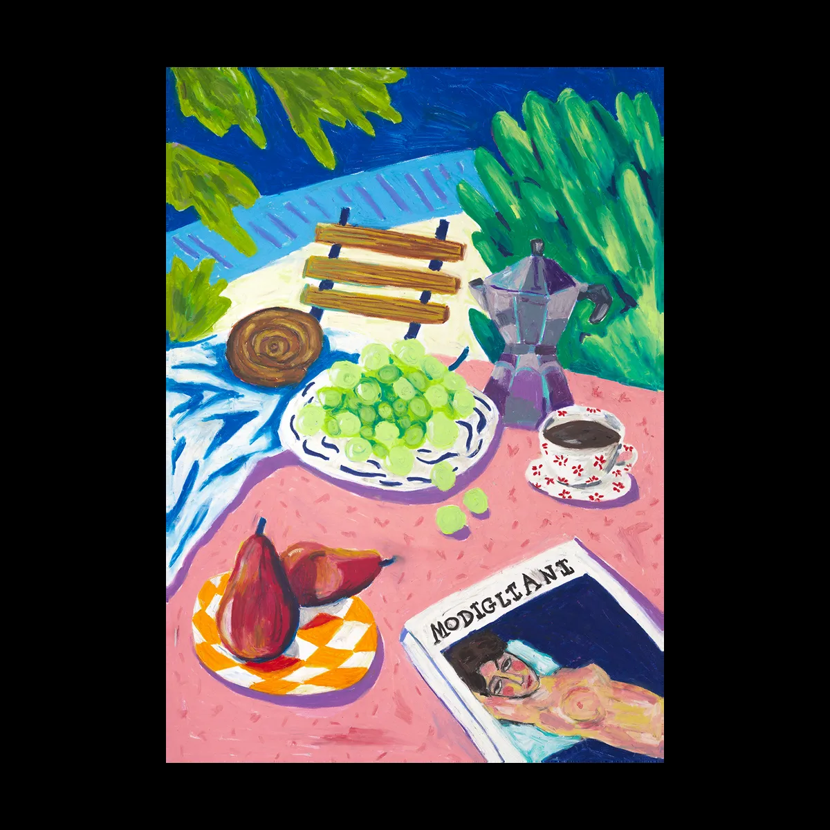 Paper Collective Modigliani in the Garden poster 50x70 cm