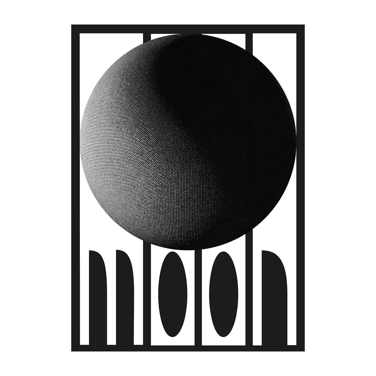 Paper Collective Moon poster 50x70 cm