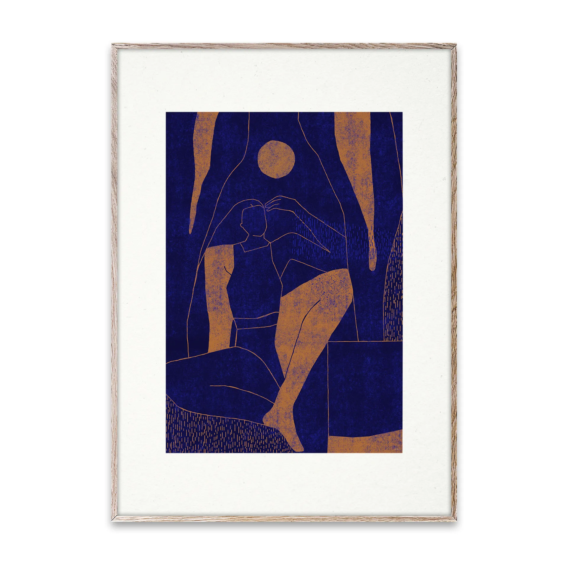 Mujer y Calor 01 poster, 30x40 cm Paper Collective