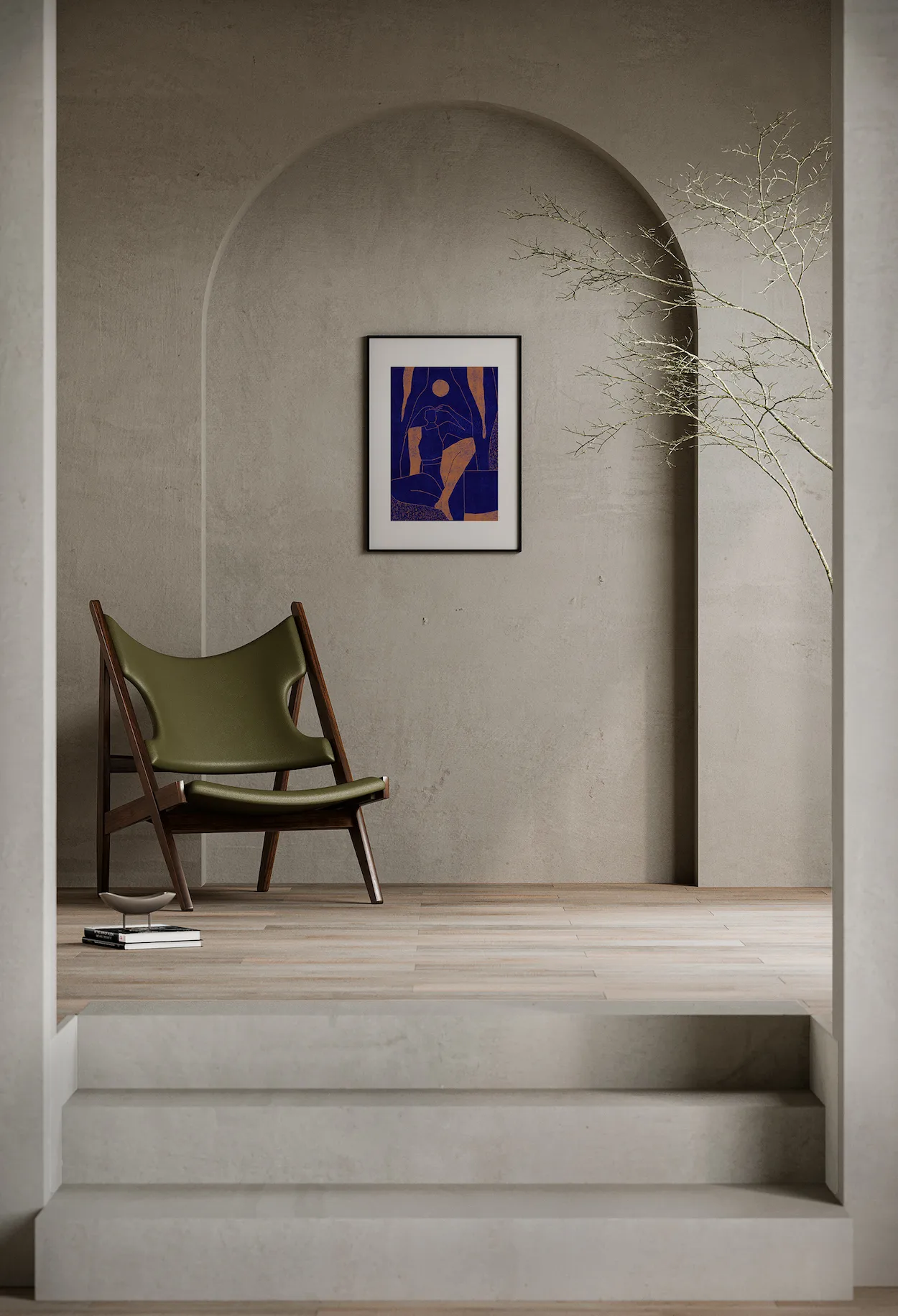 Mujer y Calor 01 poster, 30x40 cm Paper Collective