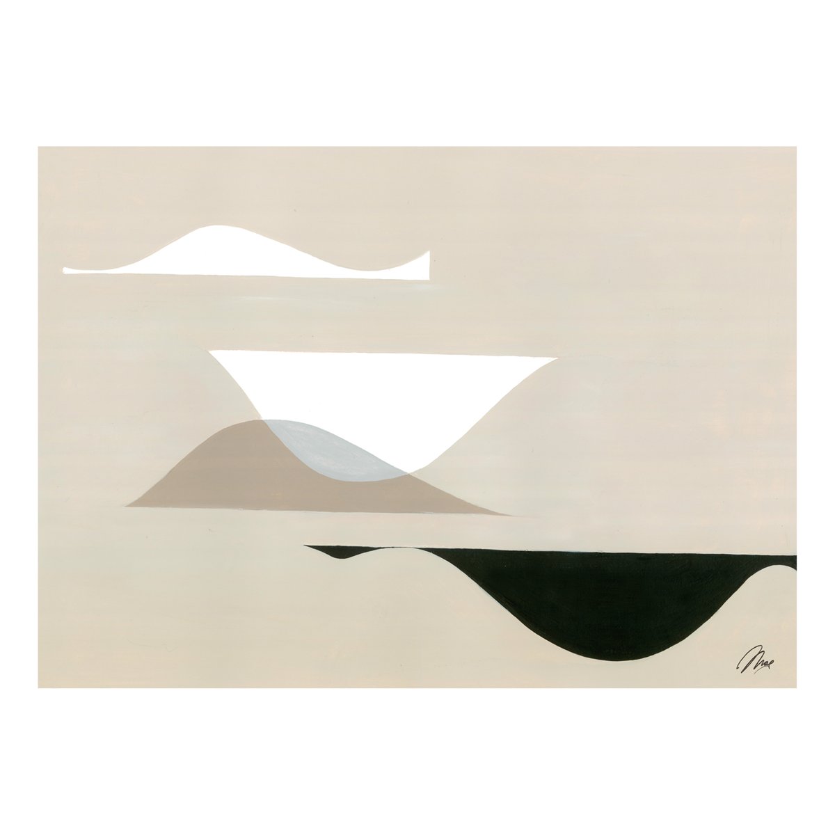 Paper Collective Music 01 poster 30x40 cm | Skandinavisk Design | Posters | Beige