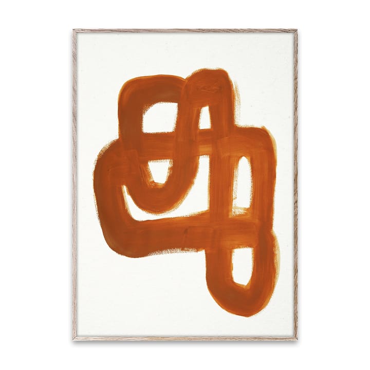 Orange Brush poster, 50x70 cm Paper Collective