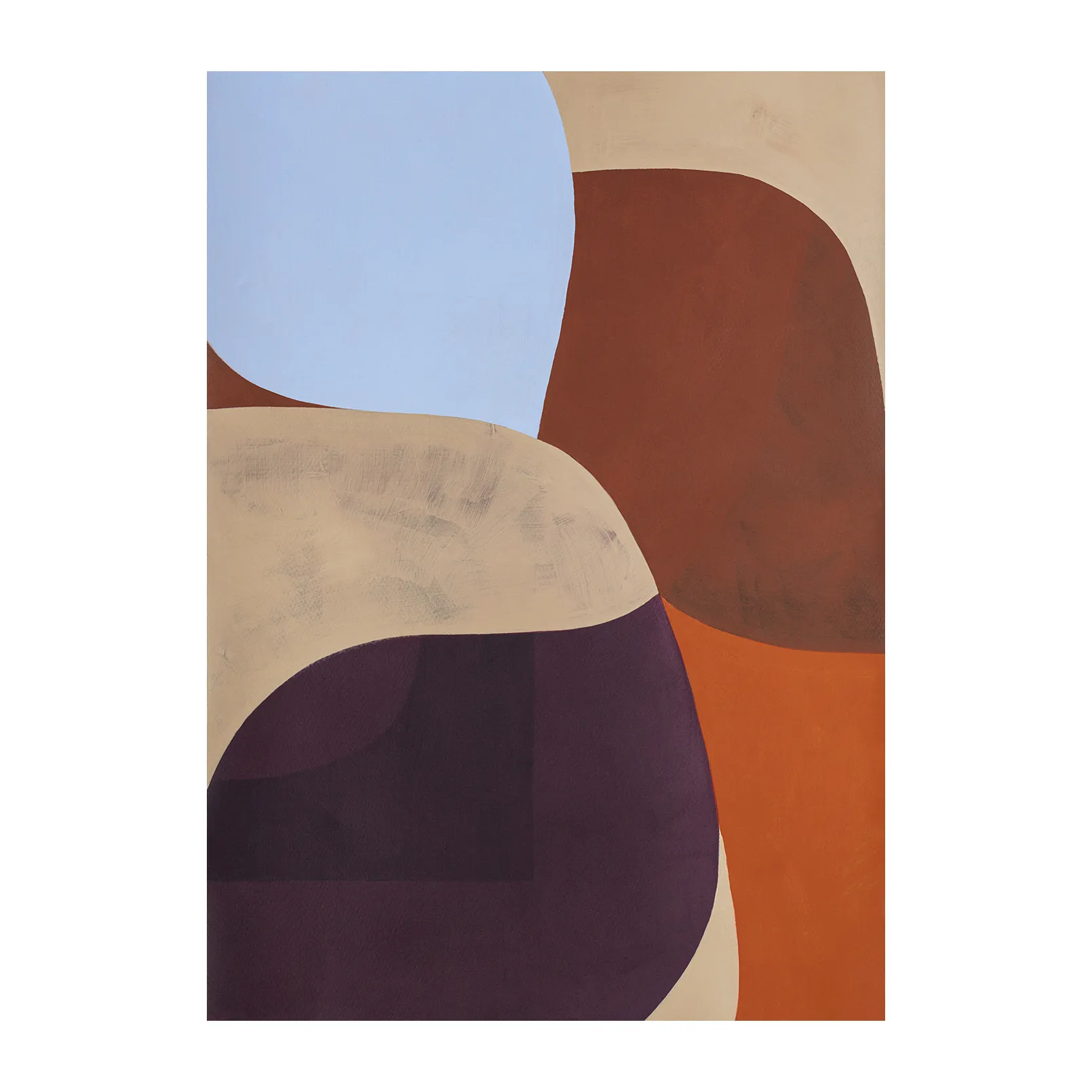 Painted Shapes 02 poster, 30x40 cm Paper Collective