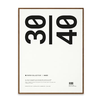 Paper Collective ram plexiglas-mörk ek - 30x40 cm - Paper Collective