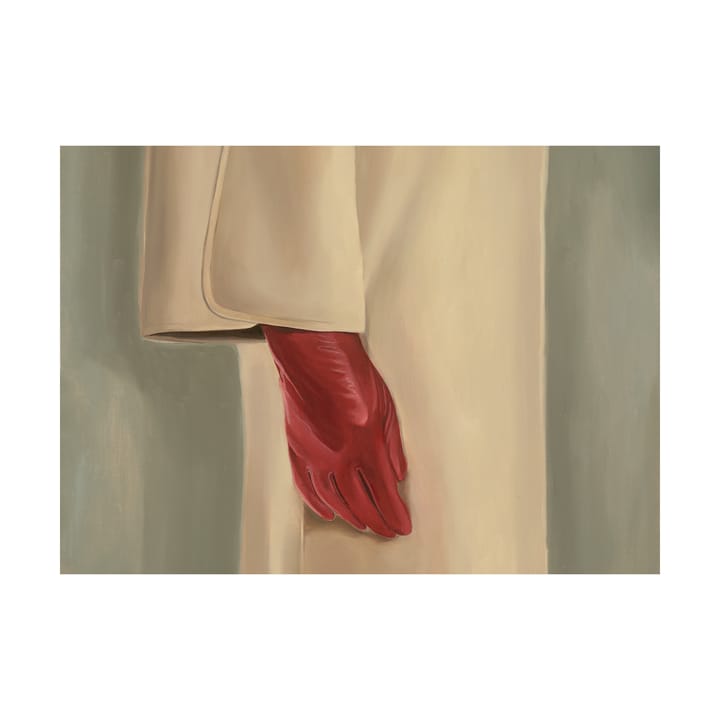 Red Glove poster - 50x70 cm - Paper Collective