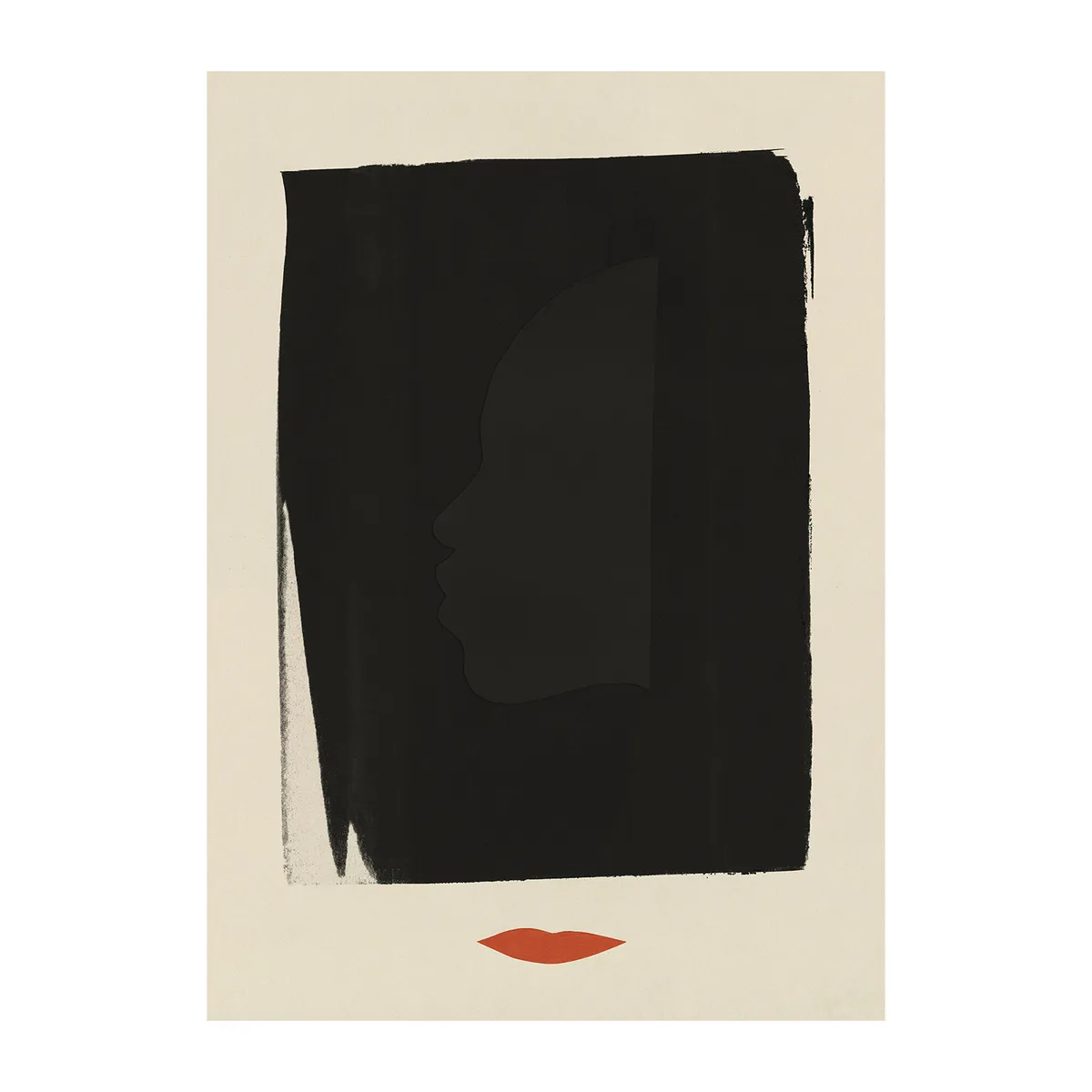 Paper Collective Red Lips poster 30x40 cm