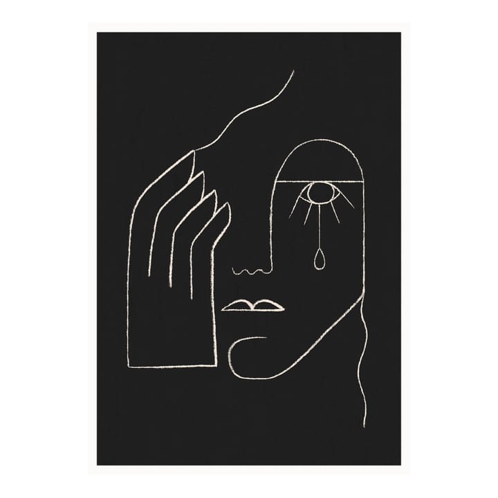 Single Tear poster, 30x40 cm Paper Collective