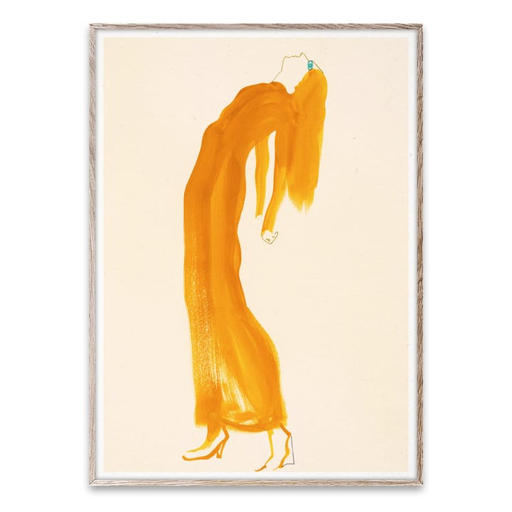 The Saffron Dress poster, 50x70 cm Paper Collective