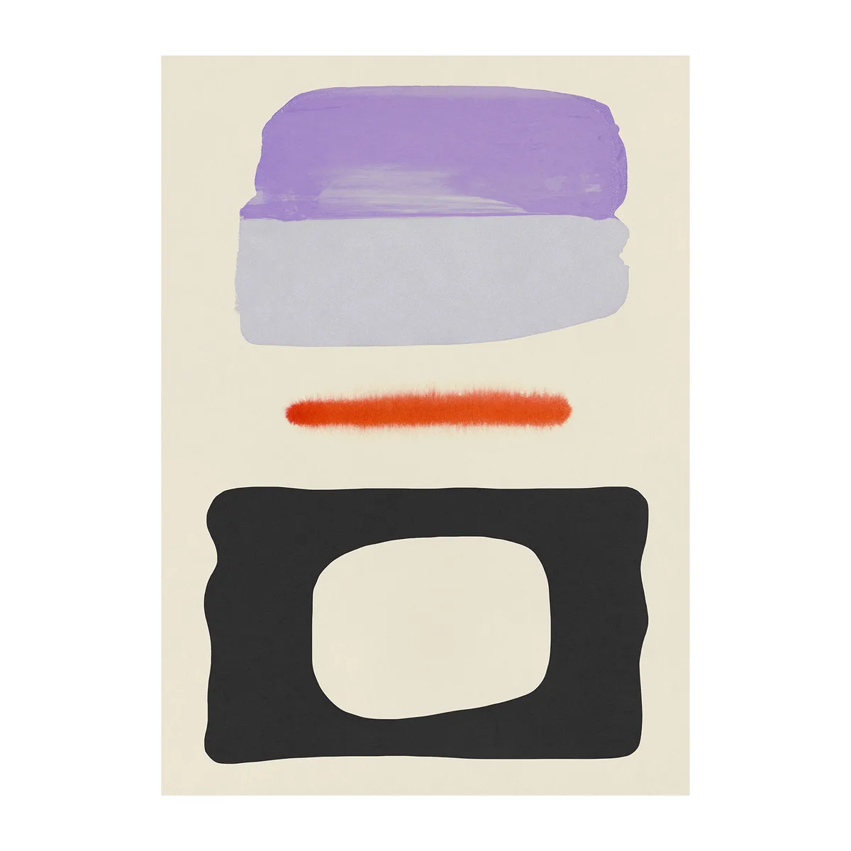 Paper Collective Three Shapes poster 30x40 cm