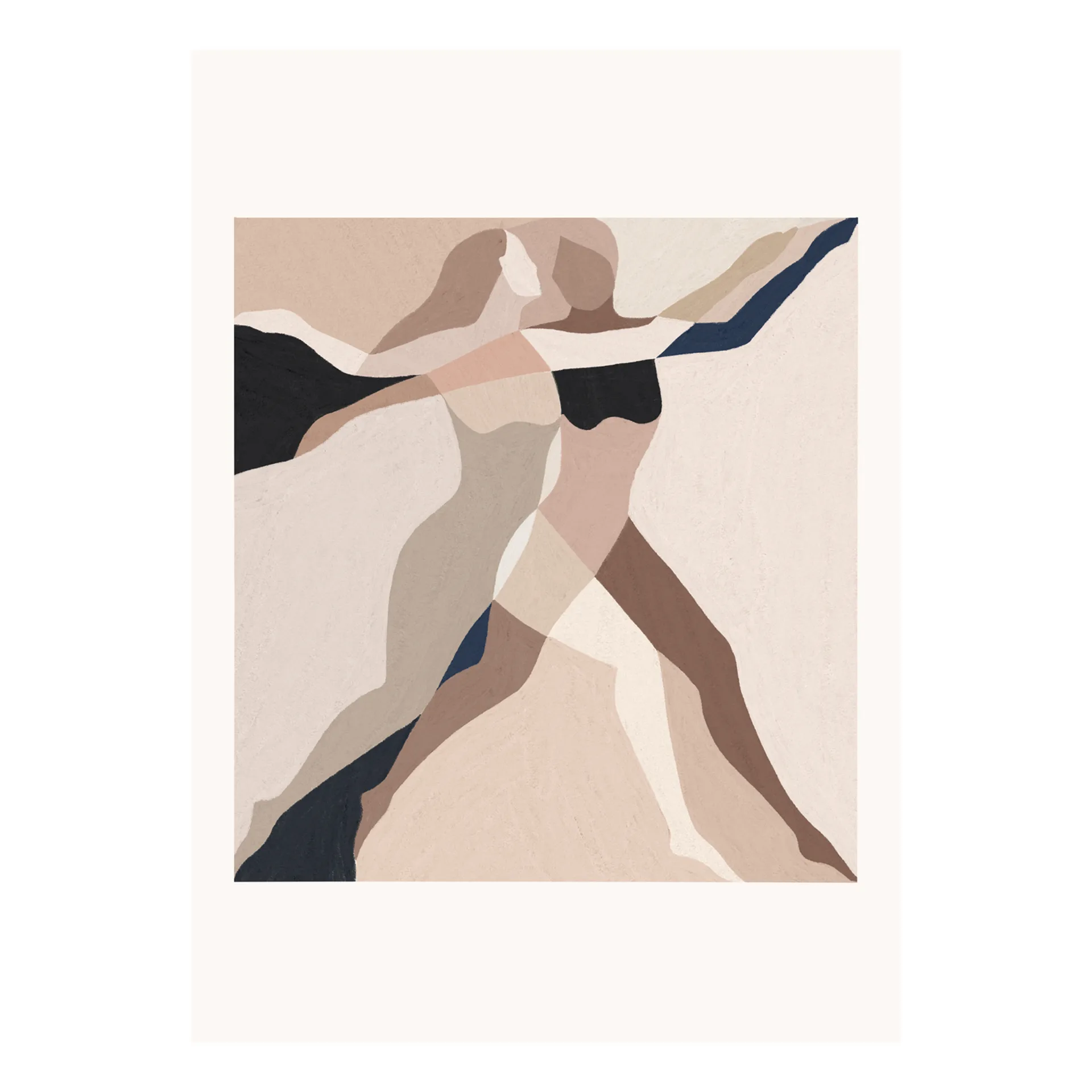 Two Dancers poster, 50x70 cm Paper Collective