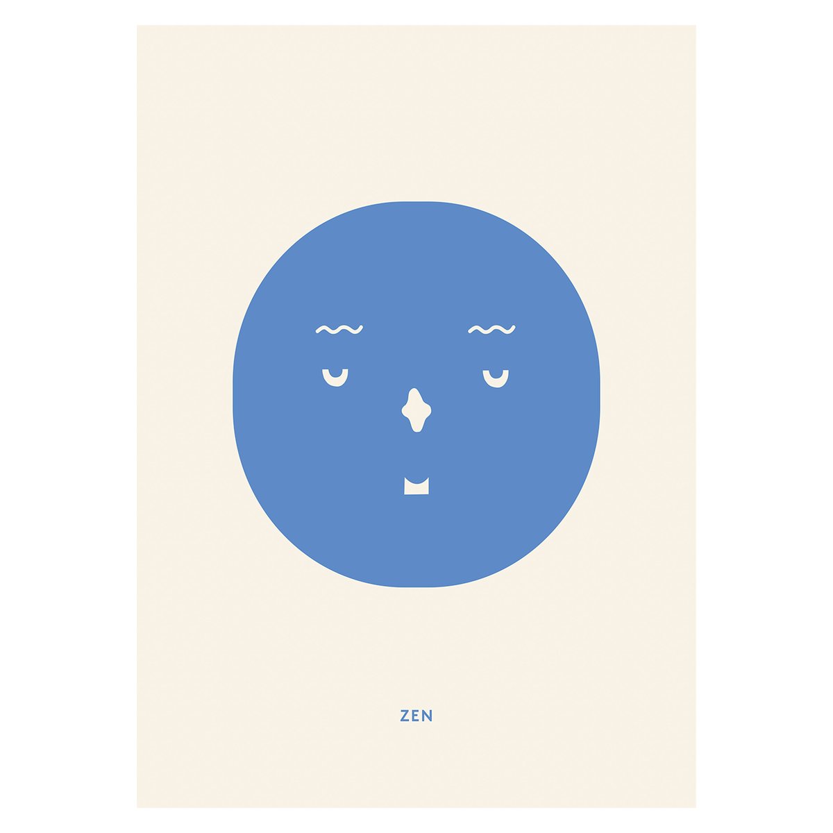 Paper Collective Zen Feeling poster 50x70 cm | Skandinavisk Design | Posters | Beige