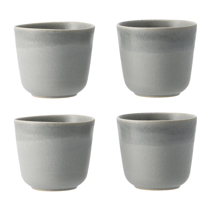 Morgon Grå kopp 4-pack, Grå Paradisverkstaden