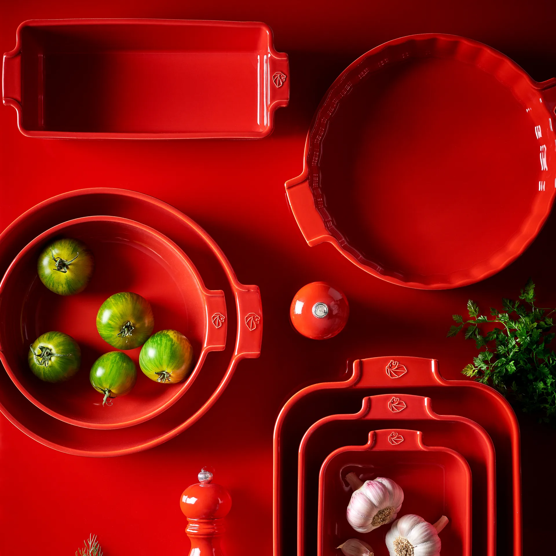 Appolia brödform 31 cm, Röd Peugeot