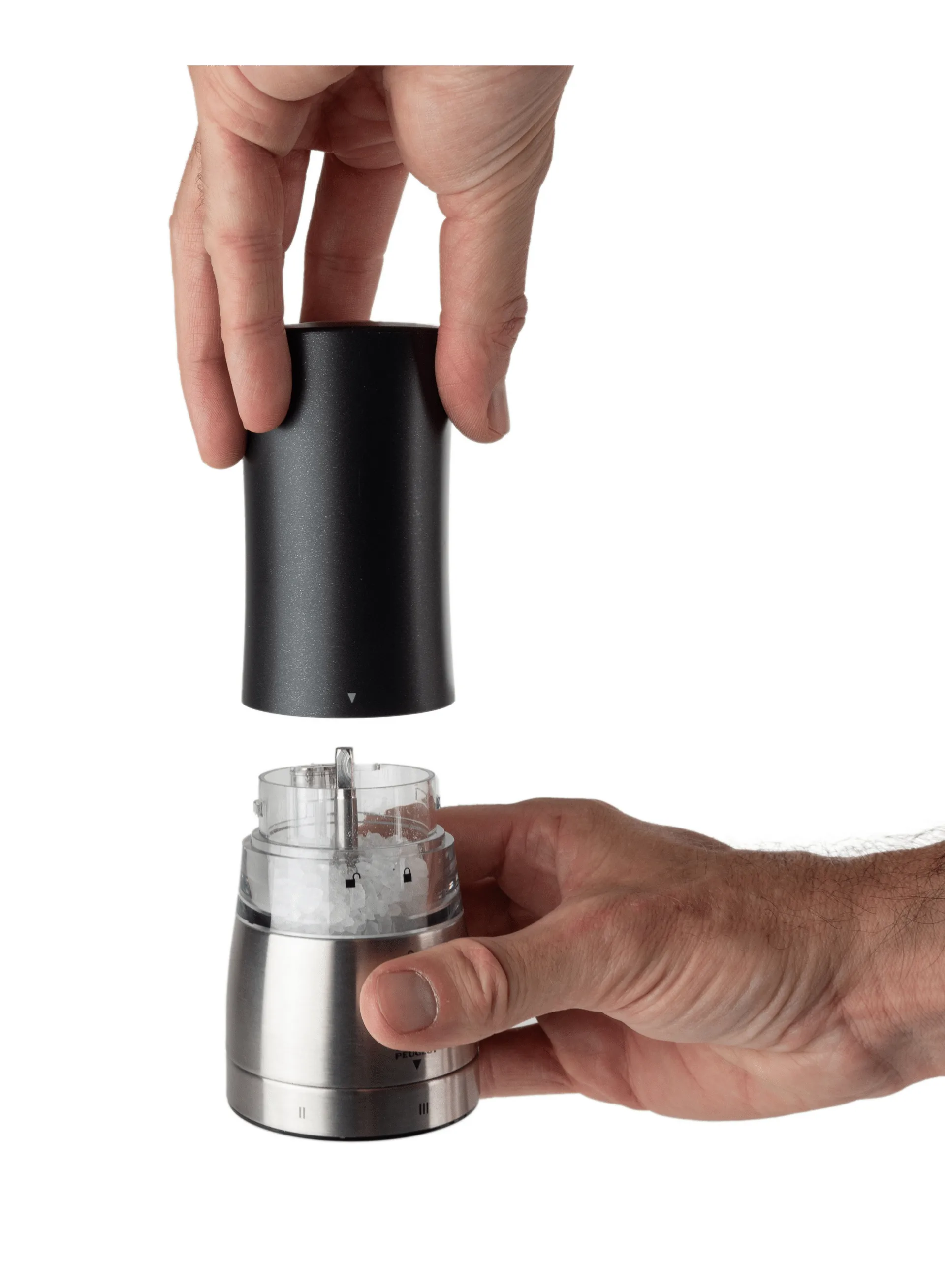 Daman elektrisk saltkvarn 16 cm, Svart Peugeot