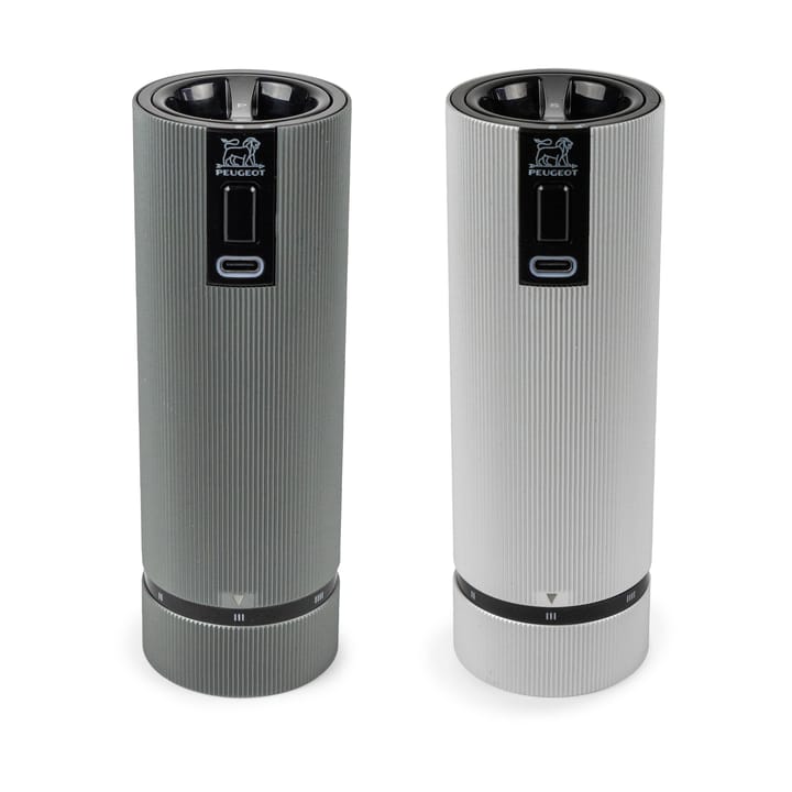 Line Z DUO Electric salt-och pepparkvarn 2 delar - Aluminium-carbon - Peugeot