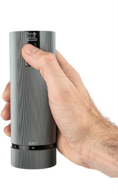 Line Z DUO Electric salt-och pepparkvarn 2 delar, Aluminium-carbon Peugeot