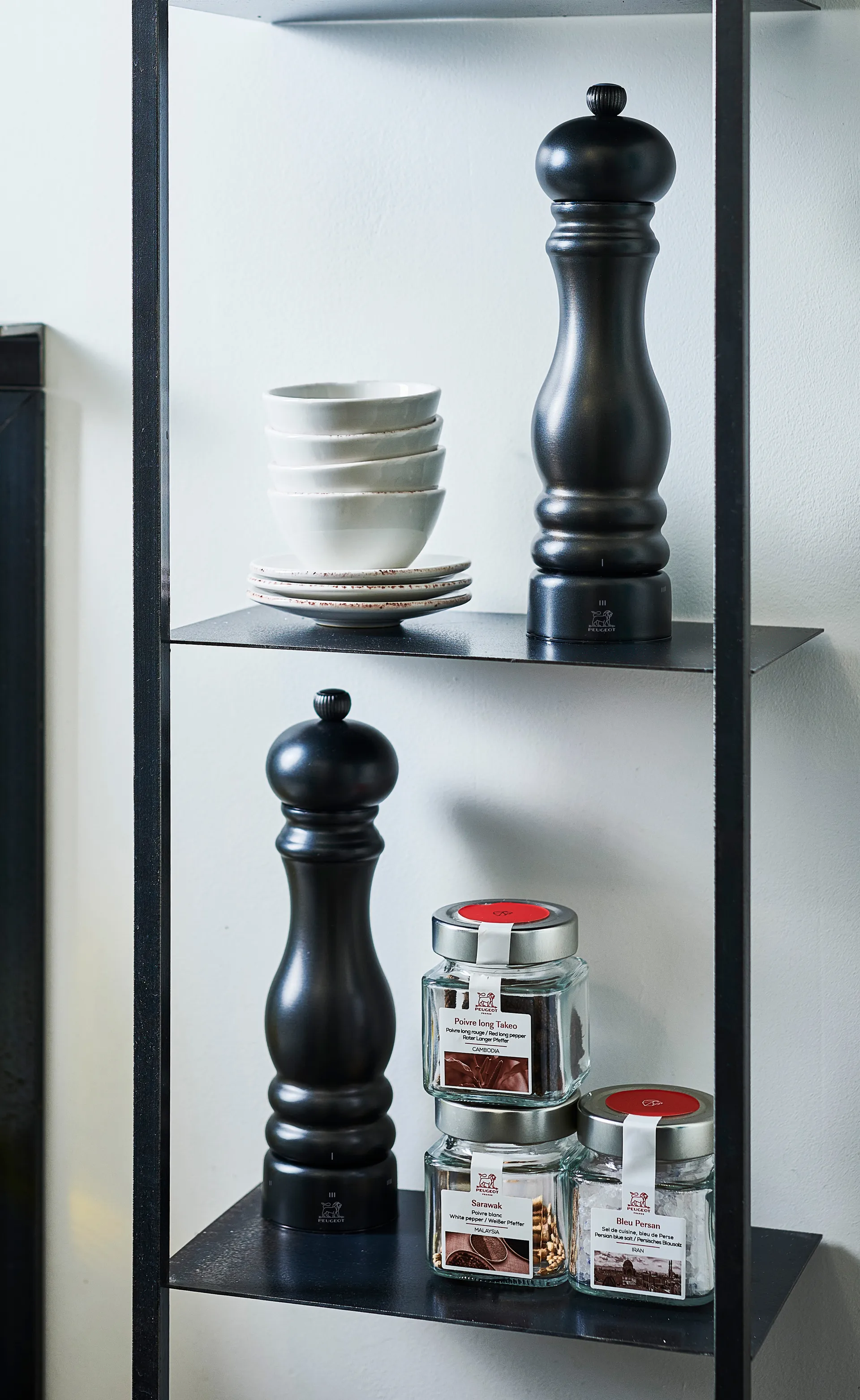 Paris Chef u'Select Z saltkvarn 22cm, Carbon Peugeot