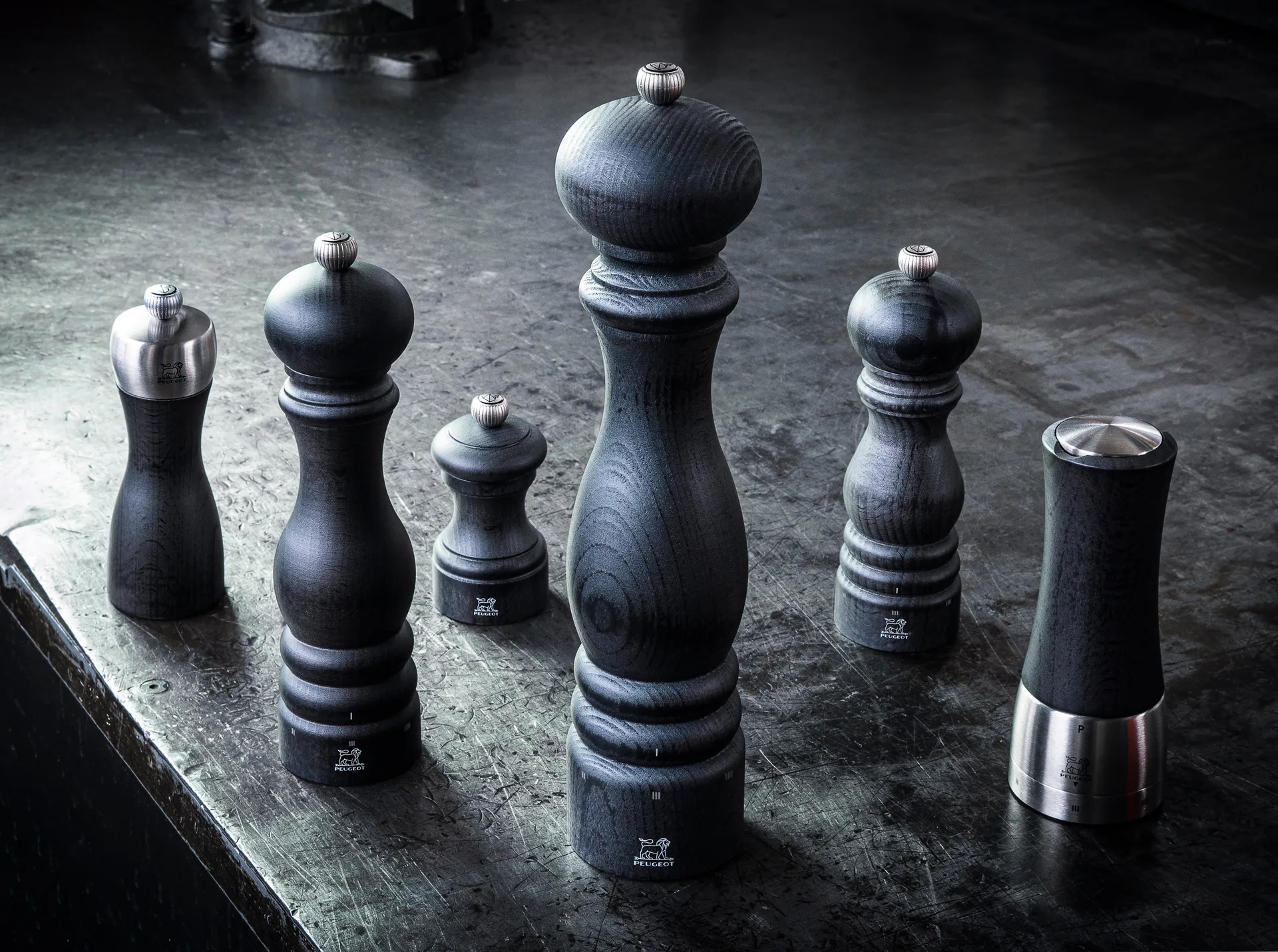 Paris u'Select Z saltkvarn 18 cm, Graphite Peugeot