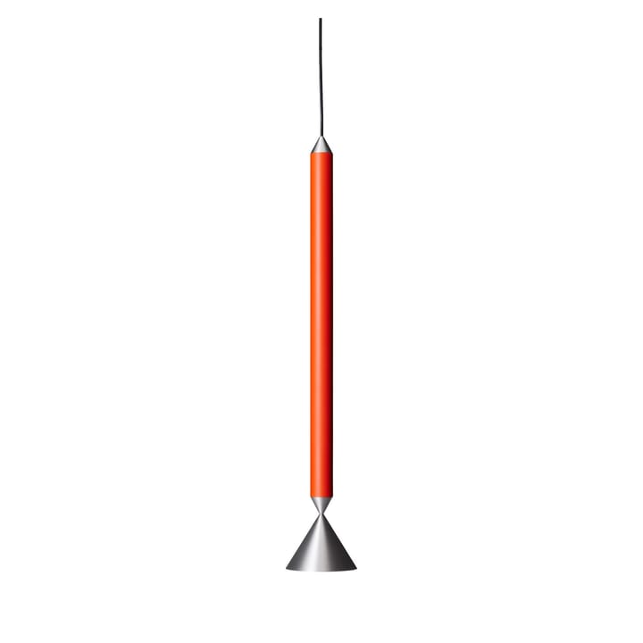 Apollo 59 taklampa - Red orange-aluminium - Pholc