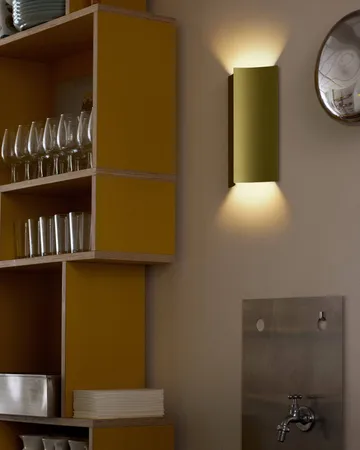 Concave 27 vägglampa - Stem (grön) - Pholc