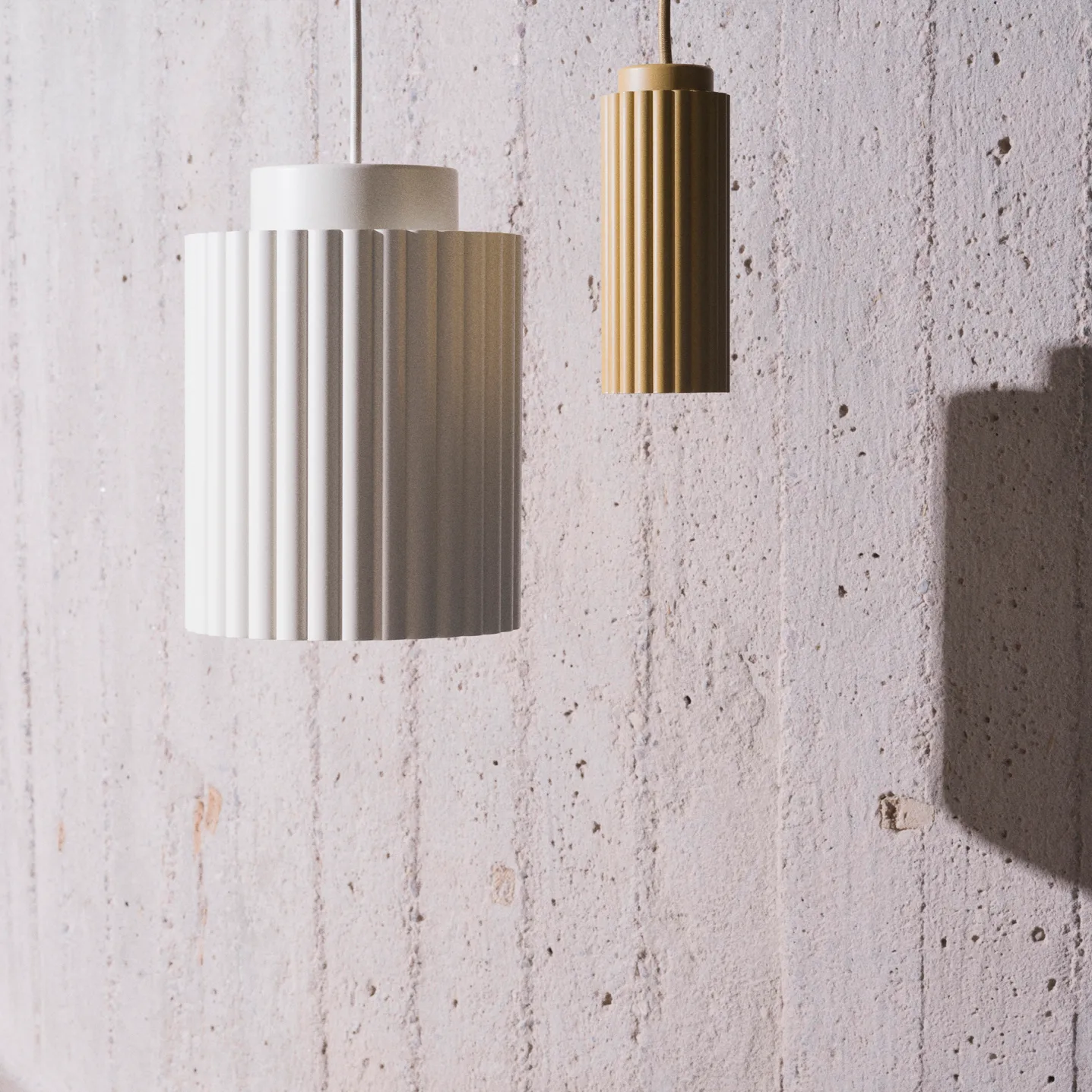 Donna 18 taklampa, Linen Pholc