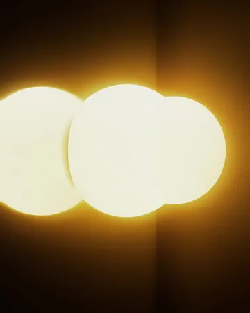 Fall 11 vägglampa - Vit - Pholc