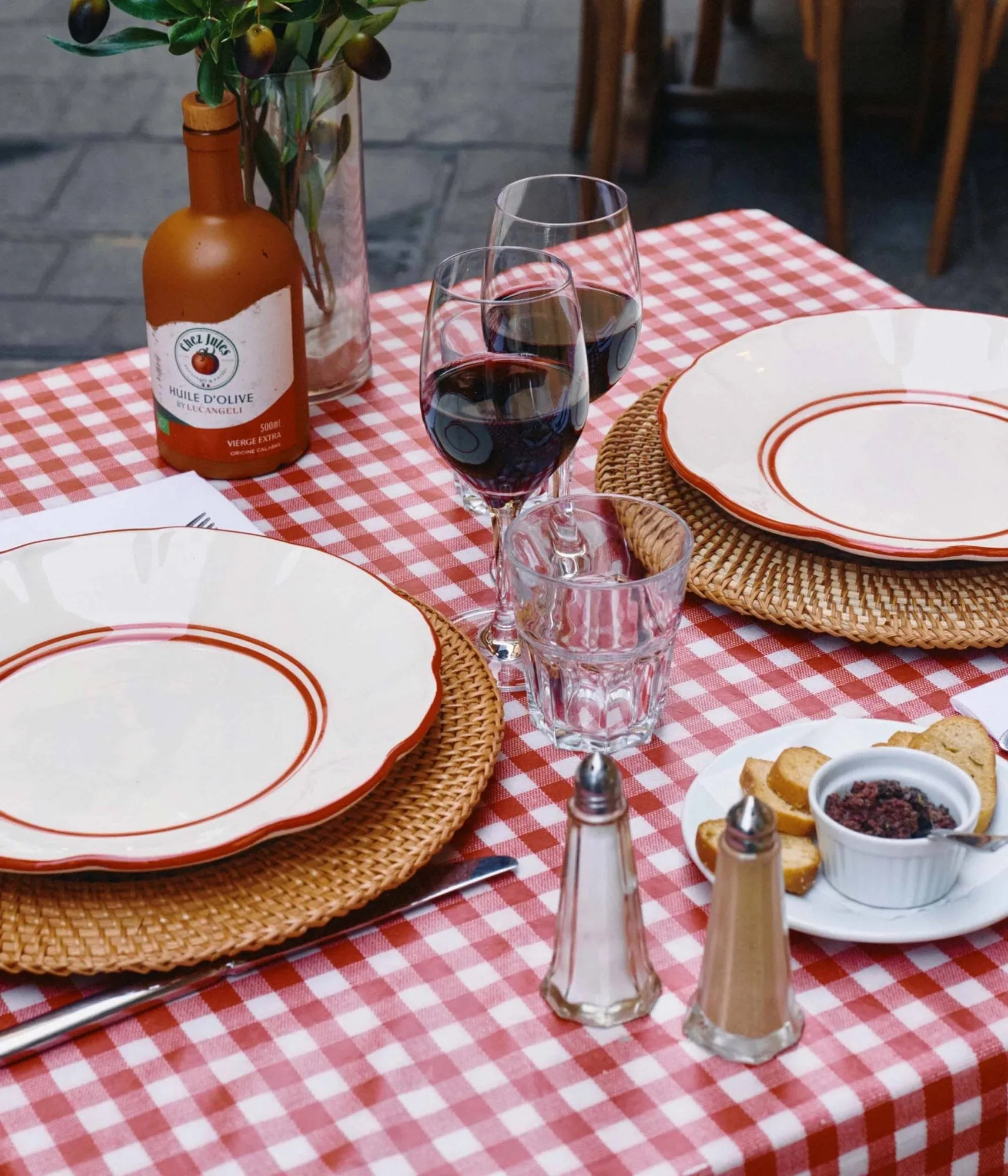 Bistro tallrik, Red, 28 cm Pick a Poppy