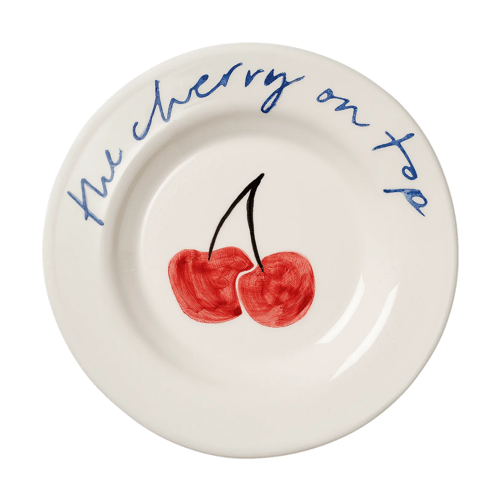 Cherry tapastallrik, Red, 15 cm