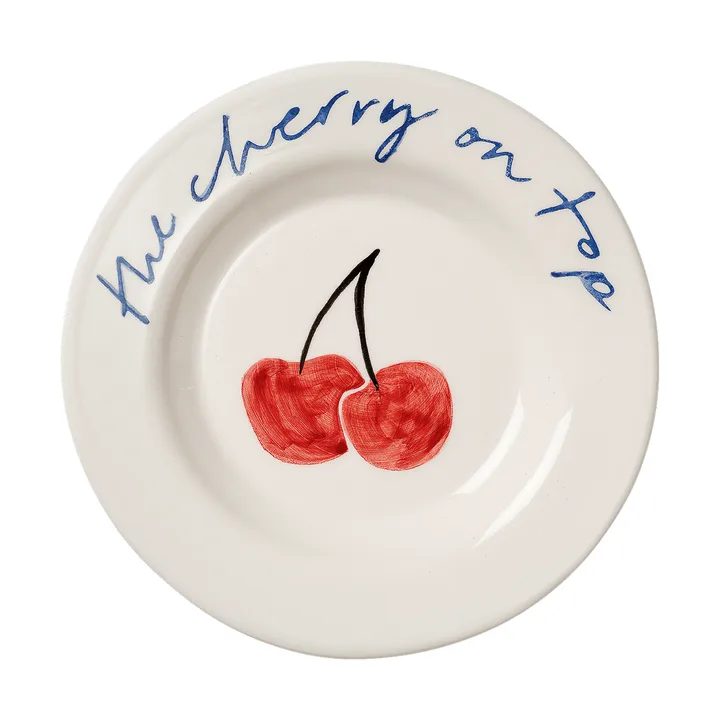 Cherry tapastallrik - Red, 15 cm - Pick a Poppy