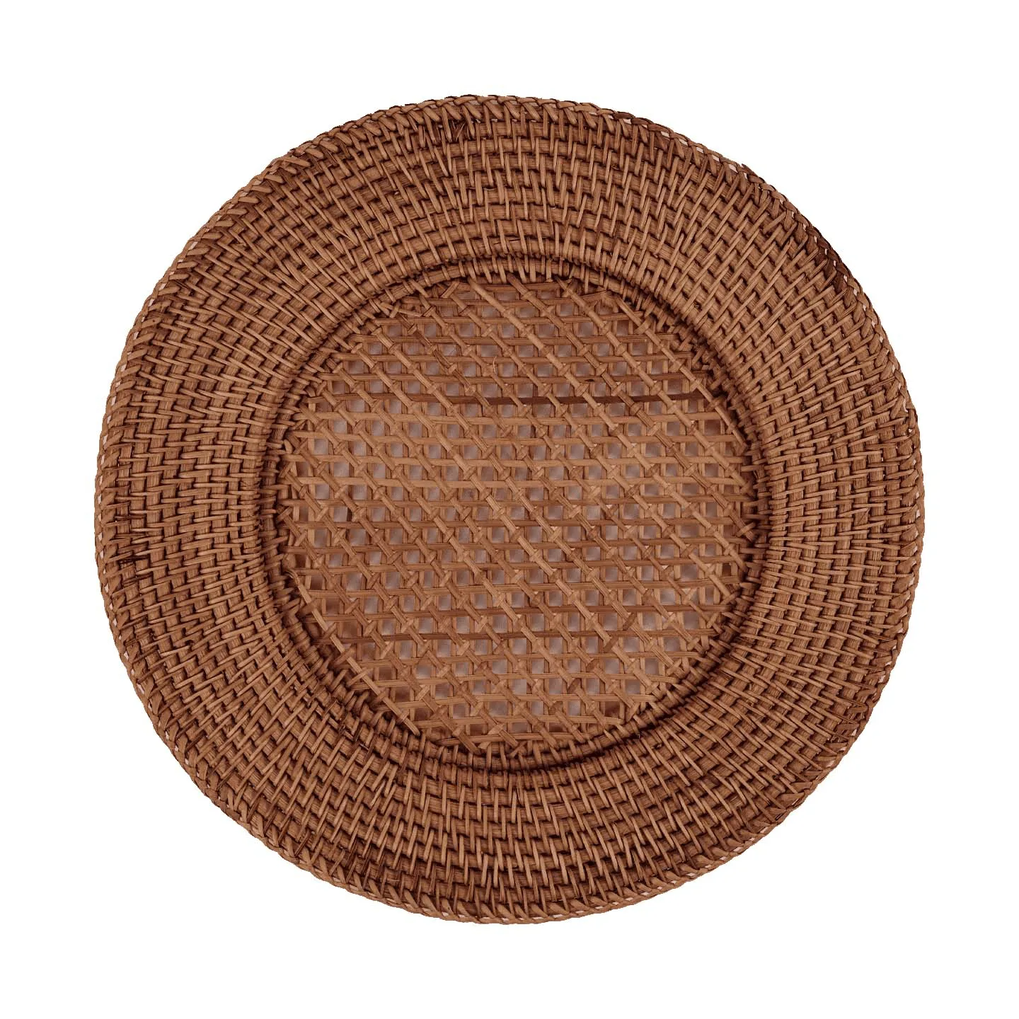 Classic Rattan bordstablett, Dark Brown, 33 cm Pick a Poppy