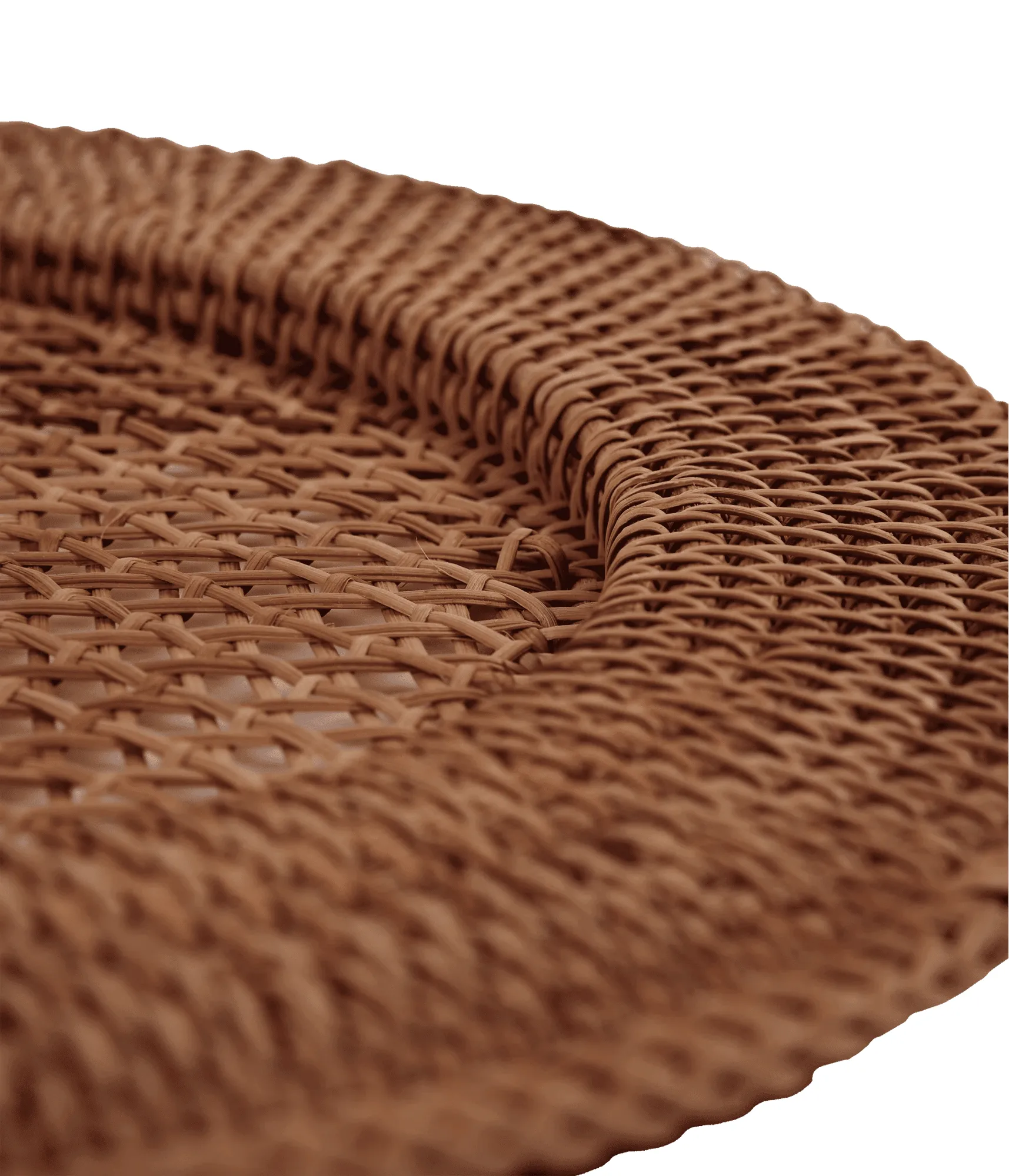 Classic Rattan bordstablett, Dark Brown, 33 cm Pick a Poppy