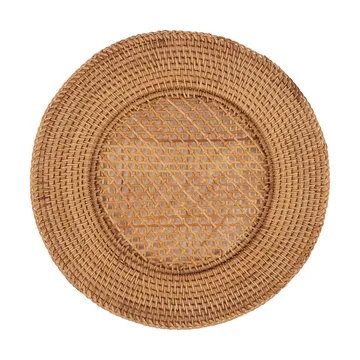 Classic Rattan bordstablett - Natural, 33 cm - Pick a Poppy