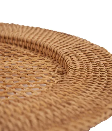 Classic Rattan bordstablett - Natural, 33 cm - Pick a Poppy