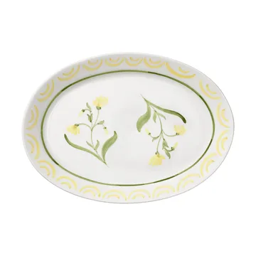 Cottage Flower serveringsfat - Yellow, 32 cm - Pick a Poppy