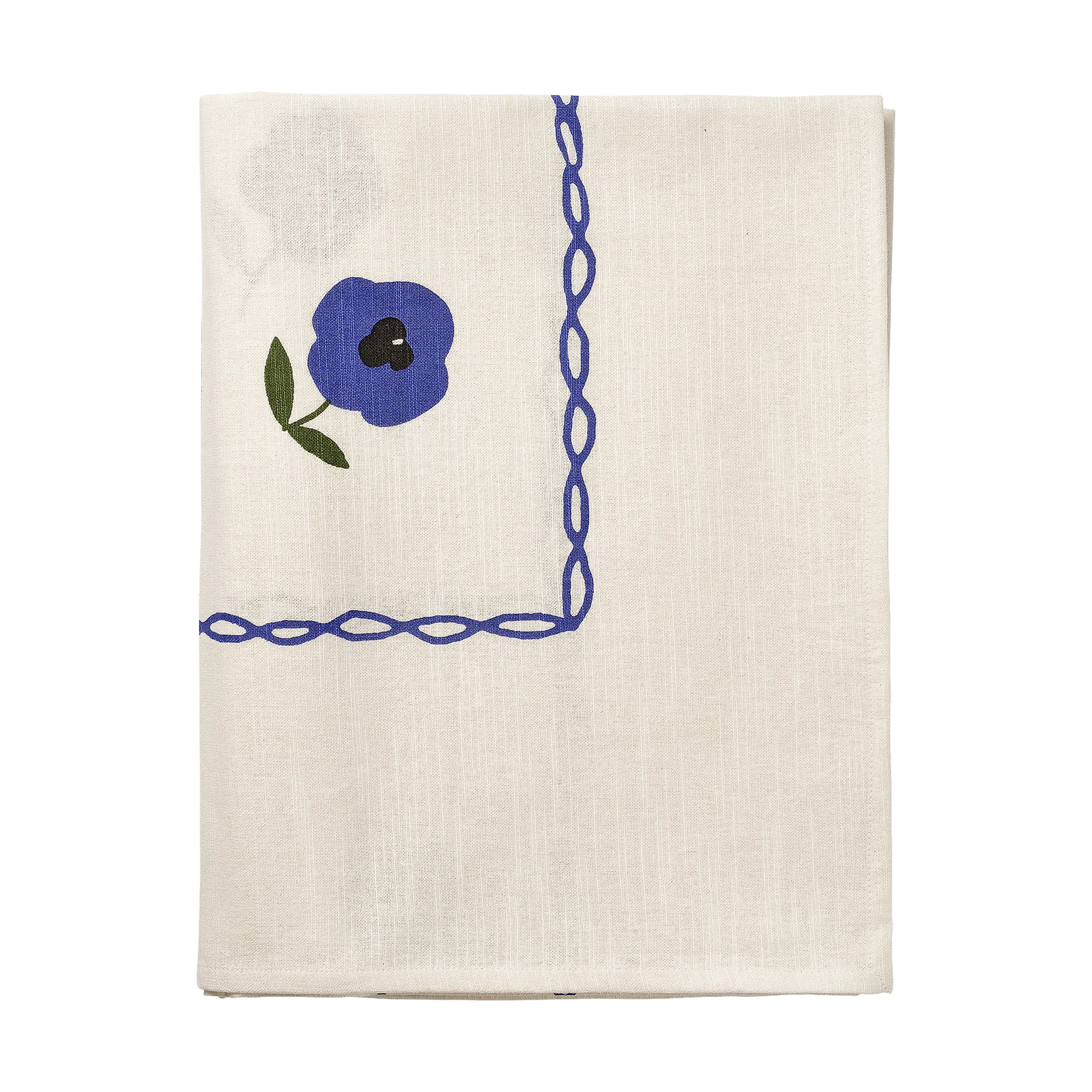 Madelen Möllard Pansy bordsduk, Blue 250x150 cm Pick a Poppy
