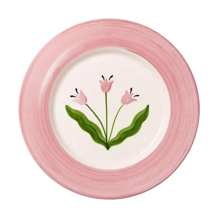 Madelen Möllard Tulip salladstallrik - Pink, 22 cm - Pick a Poppy