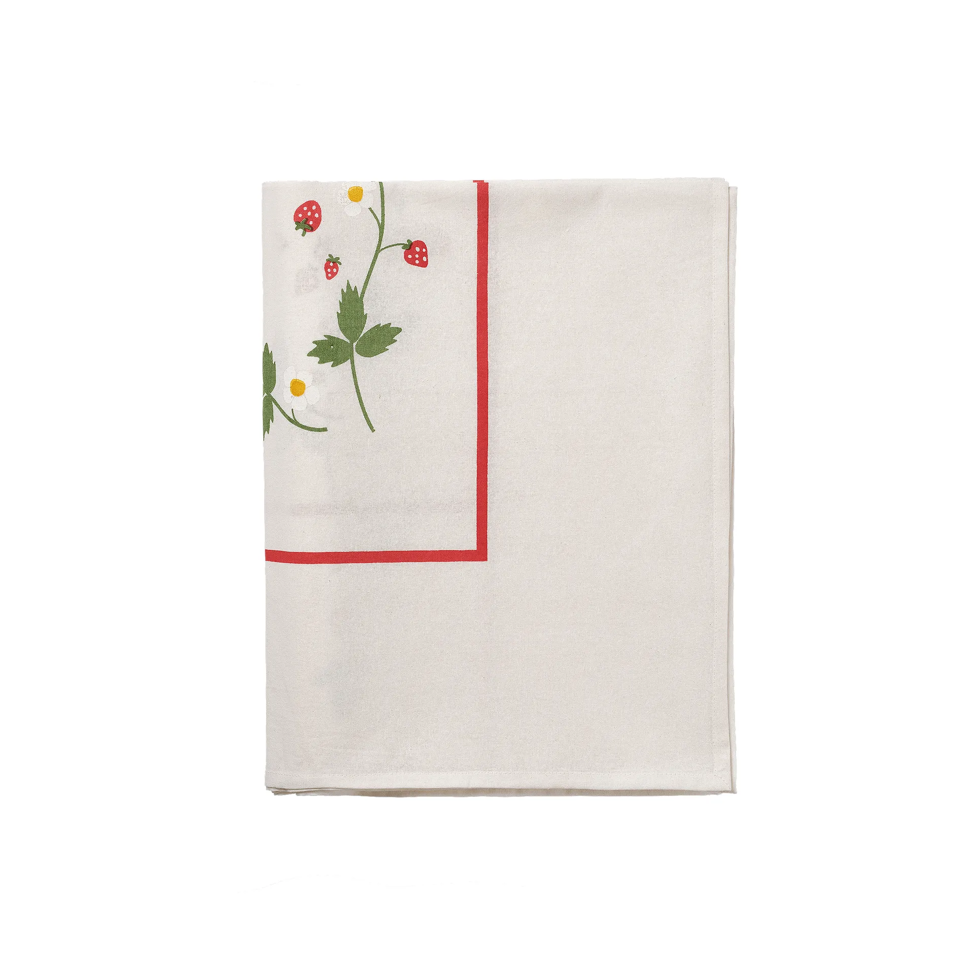 Wild Strawberry bordsduk, Red, 250x150 cm Pick a Poppy