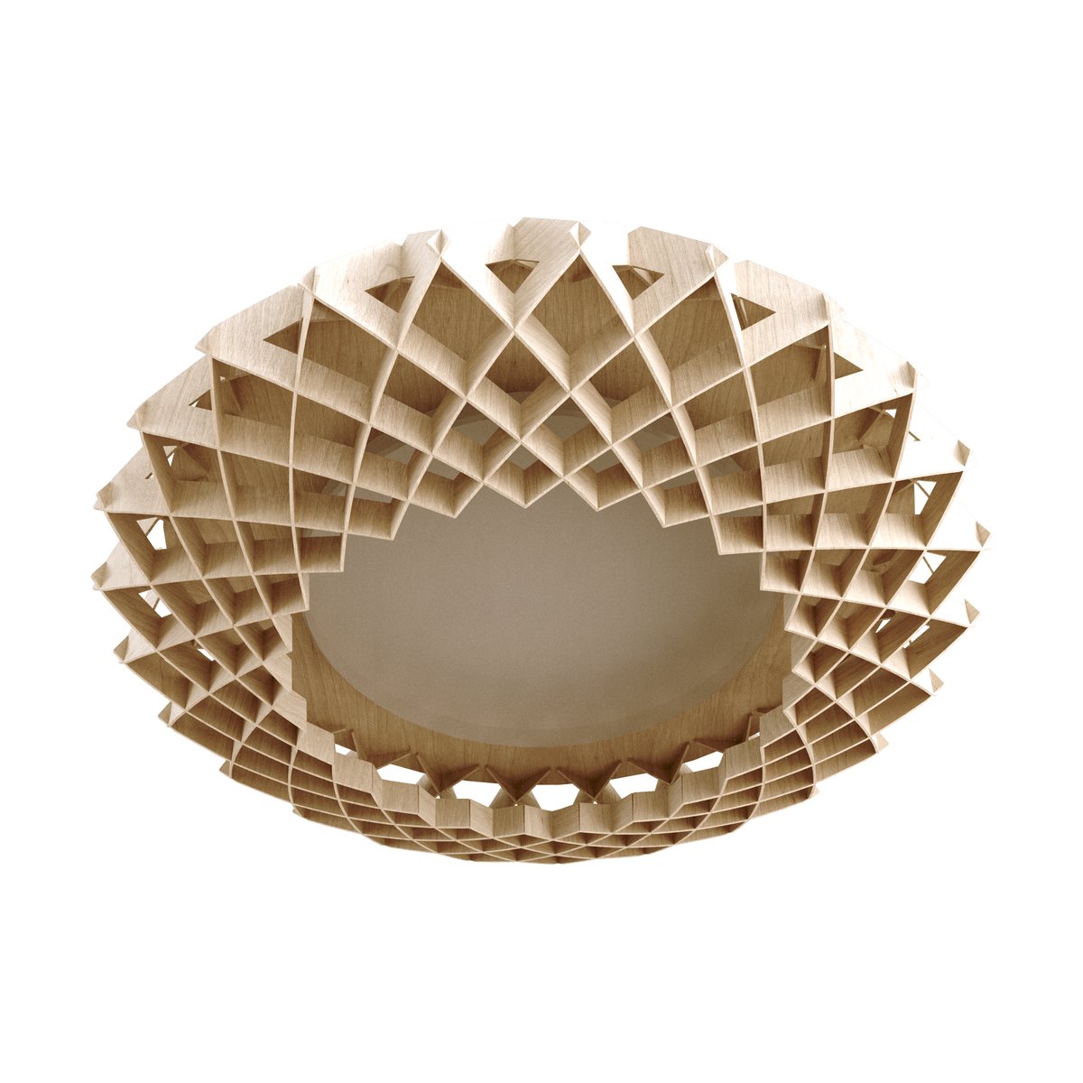 Pilke Signature plafond Ø45 cm Björk | Skandinavisk Design | Plafonder | Beige