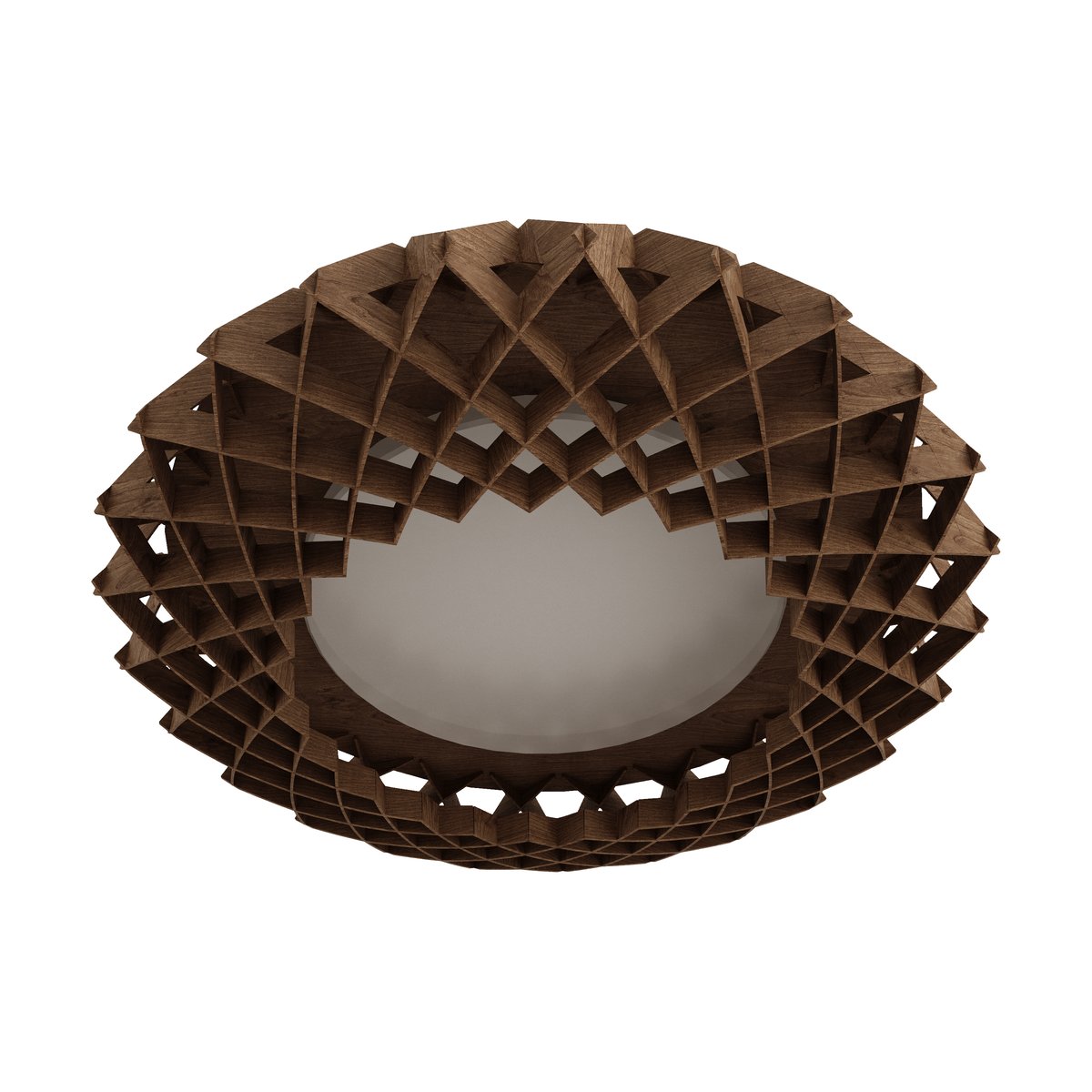 Pilke Signature plafond Ø45 cm Brun | Skandinavisk Design | Plafonder | Brun