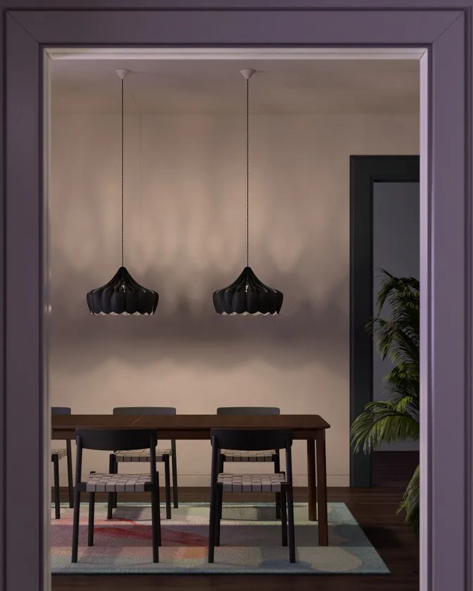 Pioni pendel S Ø38 cm, Svart Pilke