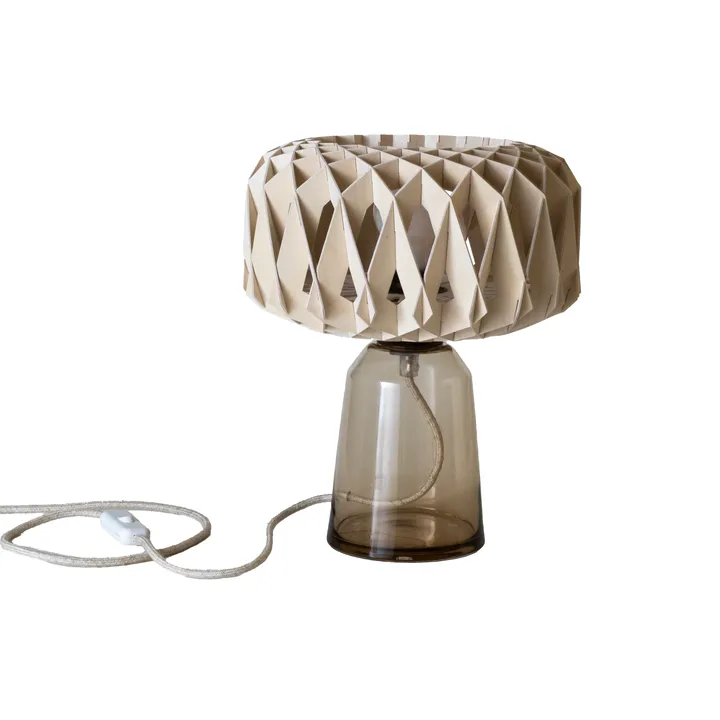 Signature 25 bordslampa - Amber-björk, Ø28x34 cm - Pilke