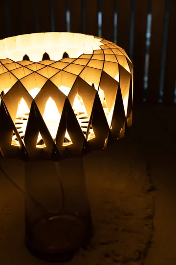 Signature 35 bordslampa - Amber-björk, Ø36,5x53 cm - Pilke